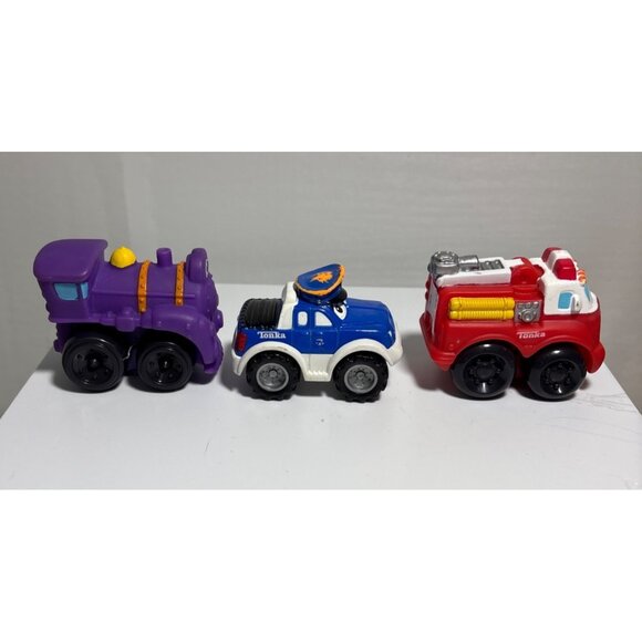 Tonka Chuck And Friends Vehicle Set Collectible Toy Cars Police Train Firetruck - Picture 2 of 9